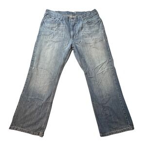 Vintage Old Navy Jeans Mens 36x30 (36x28) Blue Wide Leg Relaxed Fit Denim Y2K